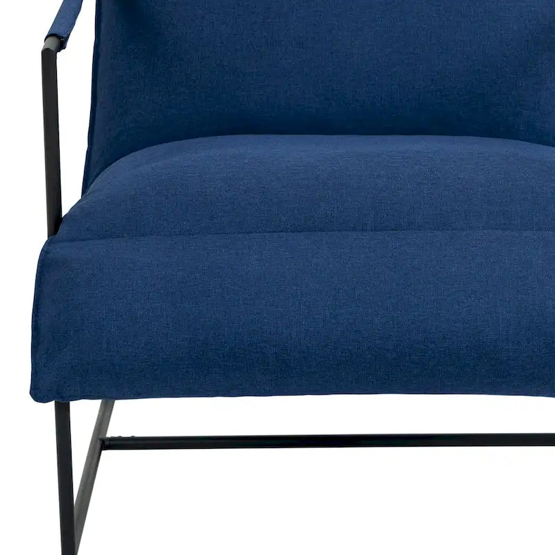 Stoffsessel mit Metallrahmen Schlingsessel 2er Set