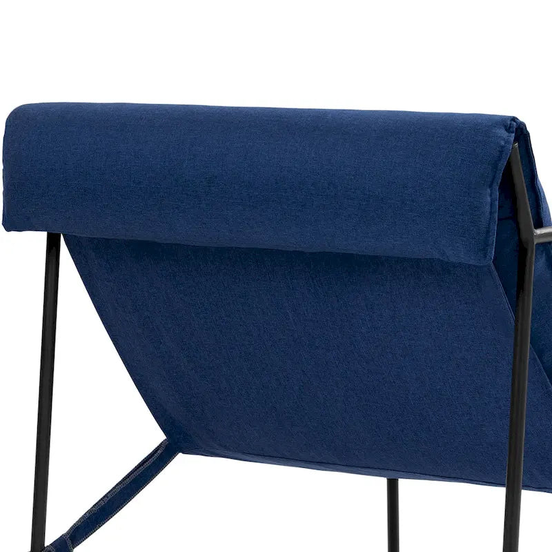 Stoffsessel mit Metallrahmen Schlingsessel 2er Set