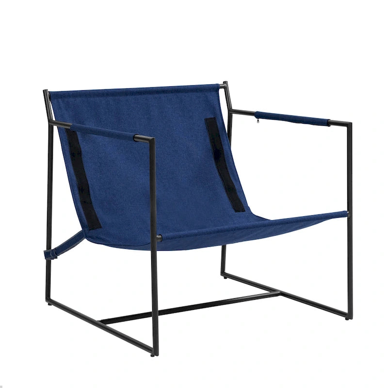 Stoffsessel mit Metallrahmen Schlingsessel 2er Set