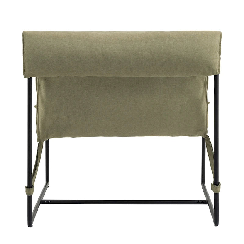 Stoffsessel mit Metallrahmen Schlingsessel 2er Set