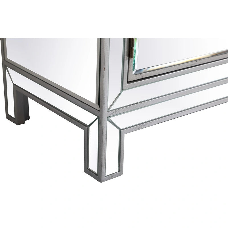 29 Zoll Antiker Spiegelschrank