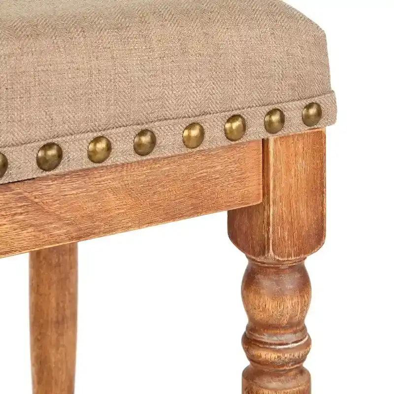 Barhocker mit gedrechselten Beinen, 2er-Set