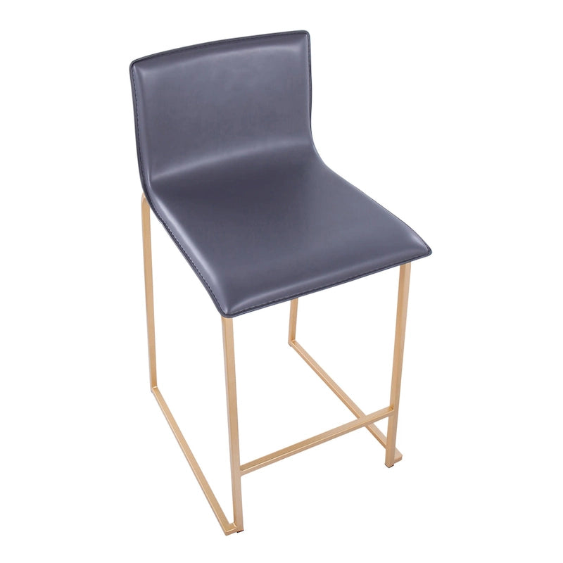 Zeitgenössischer gepolsterter Barhocker (2er-Set)
