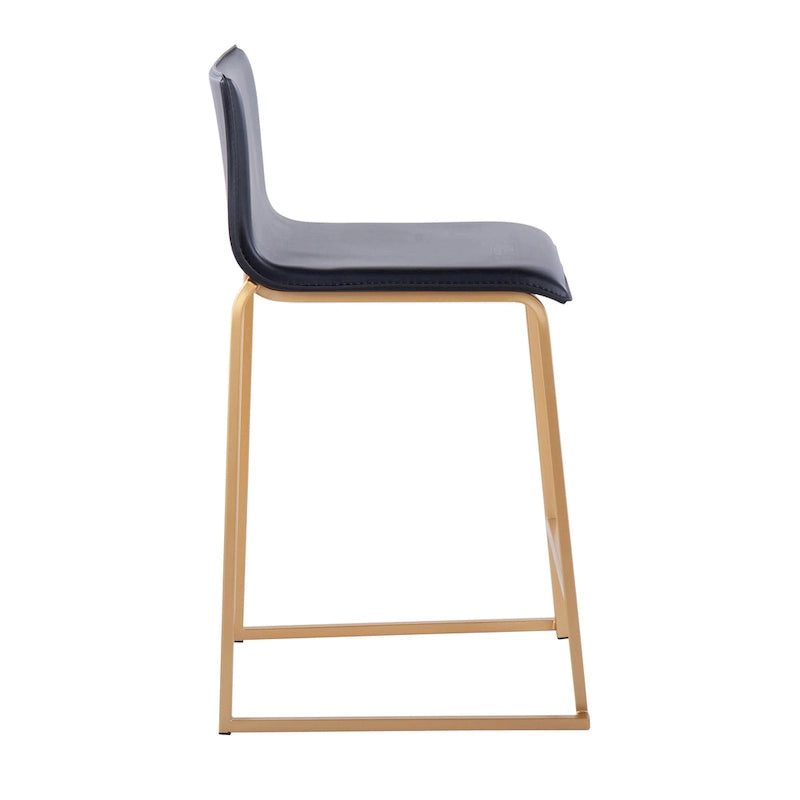 Zeitgenössischer gepolsterter Barhocker (2er-Set)