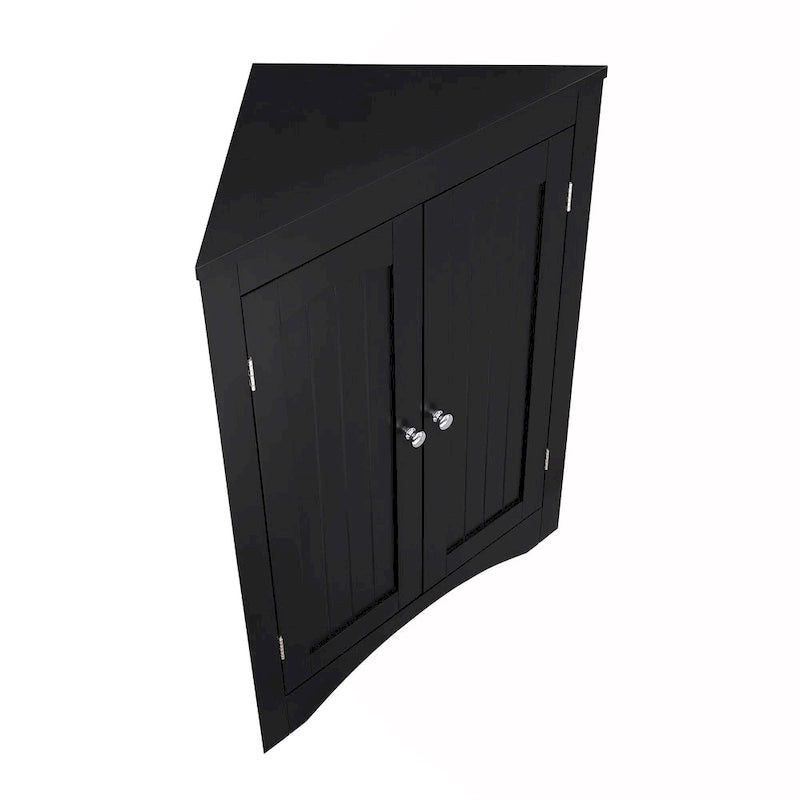 Eckschrank mit Türen und Einlegeböden