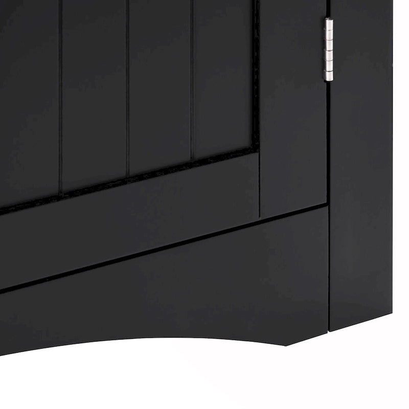 Eckschrank mit Türen und Einlegeböden