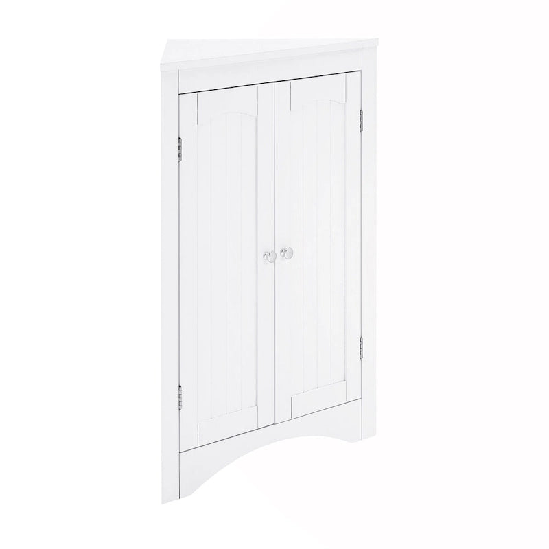 Eckschrank mit Türen und Einlegeböden