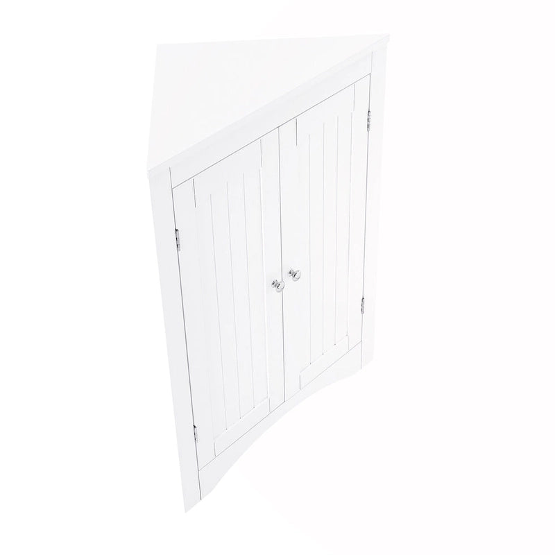 Eckschrank mit Türen und Einlegeböden