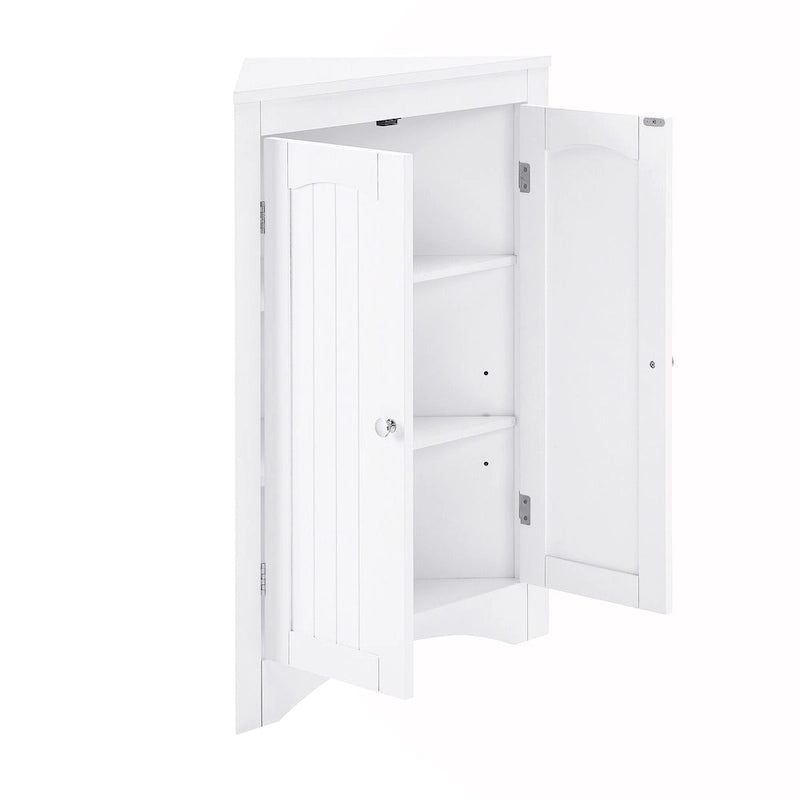 Eckschrank mit Türen und Einlegeböden