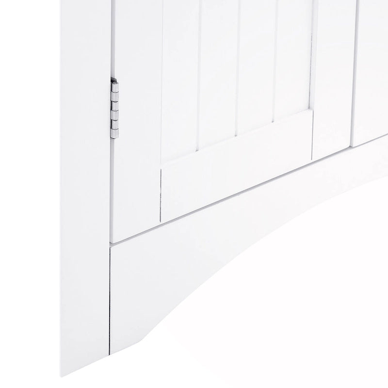 Eckschrank mit Türen und Einlegeböden