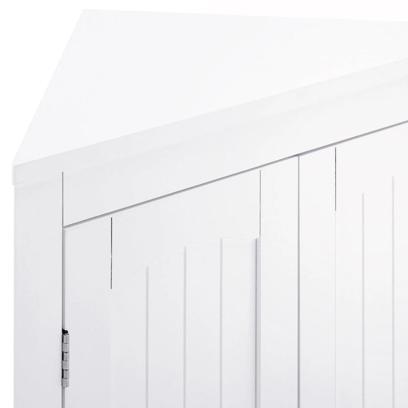 Eckschrank mit Türen und Einlegeböden