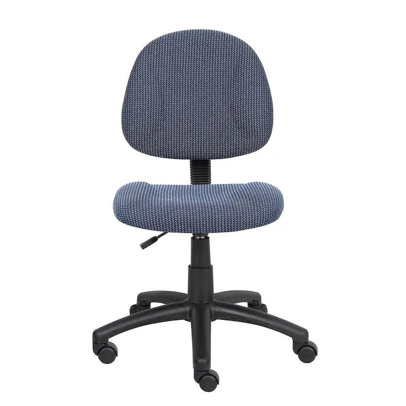 Bürostuhl Deluxe Stoff mit Lordosenstütze