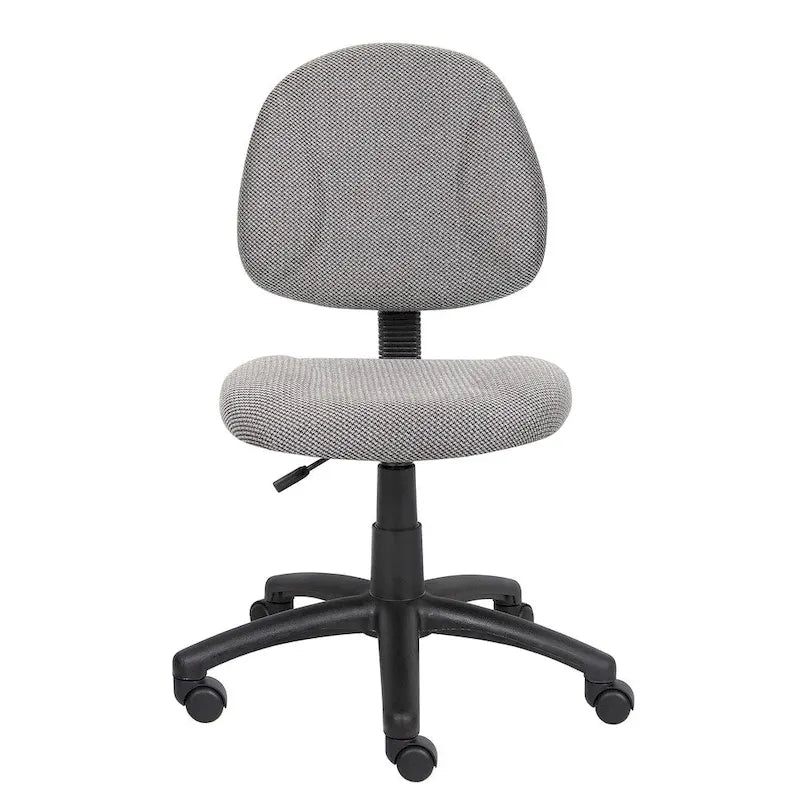 Bürostuhl Deluxe Stoff mit Lordosenstütze