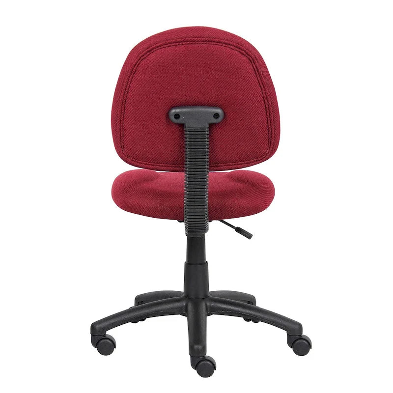 Bürostuhl Deluxe Stoff mit Lordosenstütze