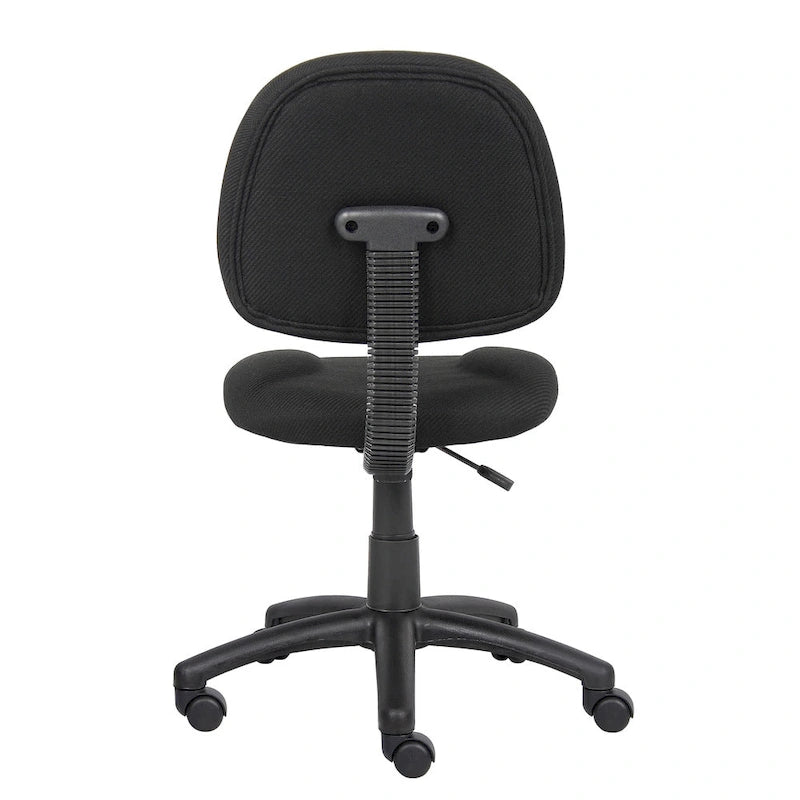 Bürostuhl Deluxe Stoff mit Lordosenstütze