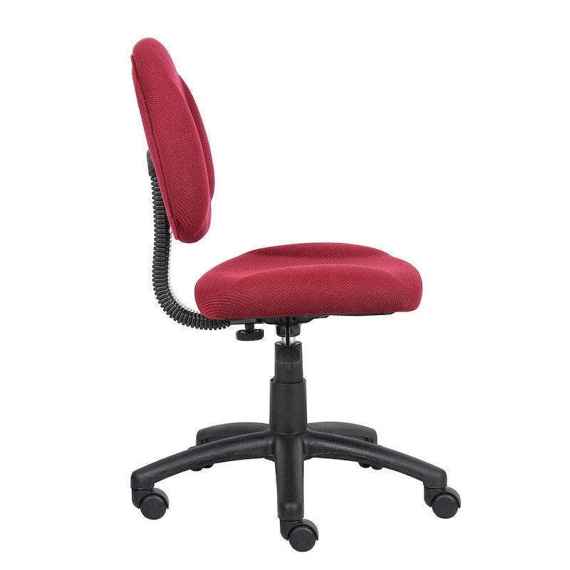 Bürostuhl Deluxe Stoff mit Lordosenstütze