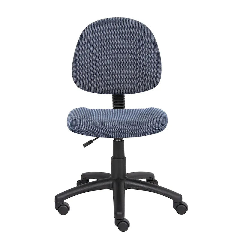 Bürostuhl Deluxe Stoff mit Lordosenstütze