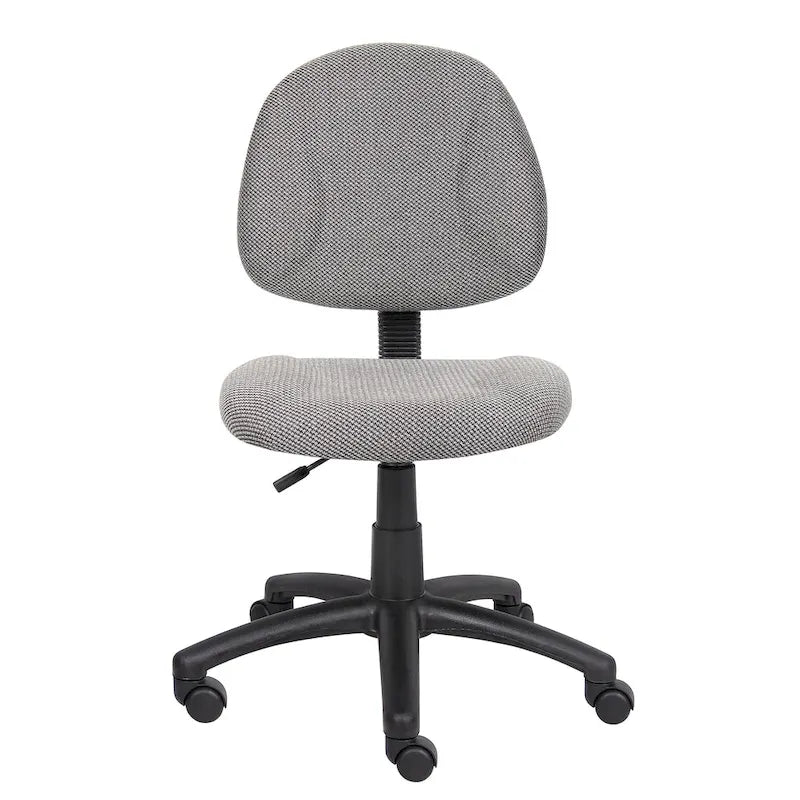 Bürostuhl Deluxe Stoff mit Lordosenstütze