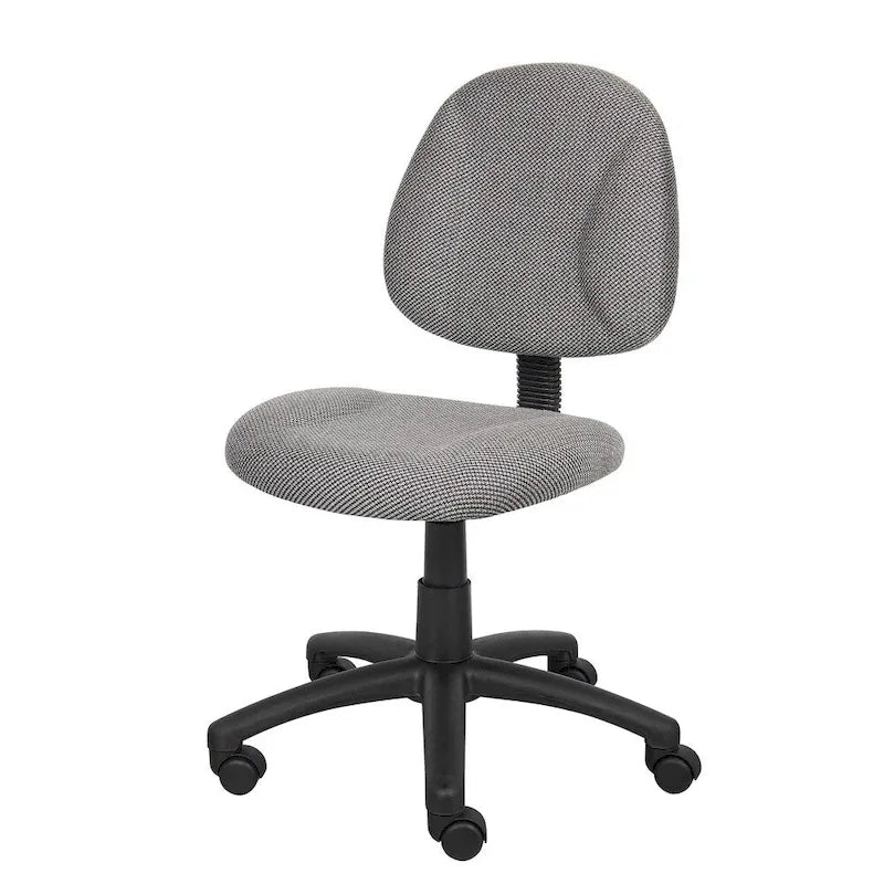 Bürostuhl Deluxe Stoff mit Lordosenstütze