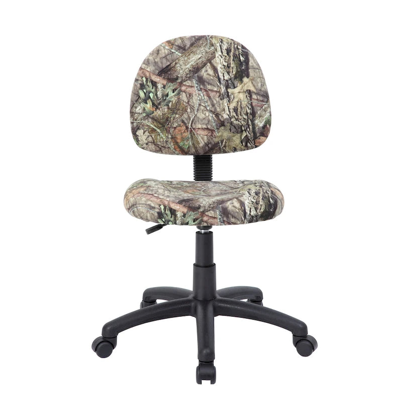 Bürostuhl Deluxe Stoff mit Lordosenstütze