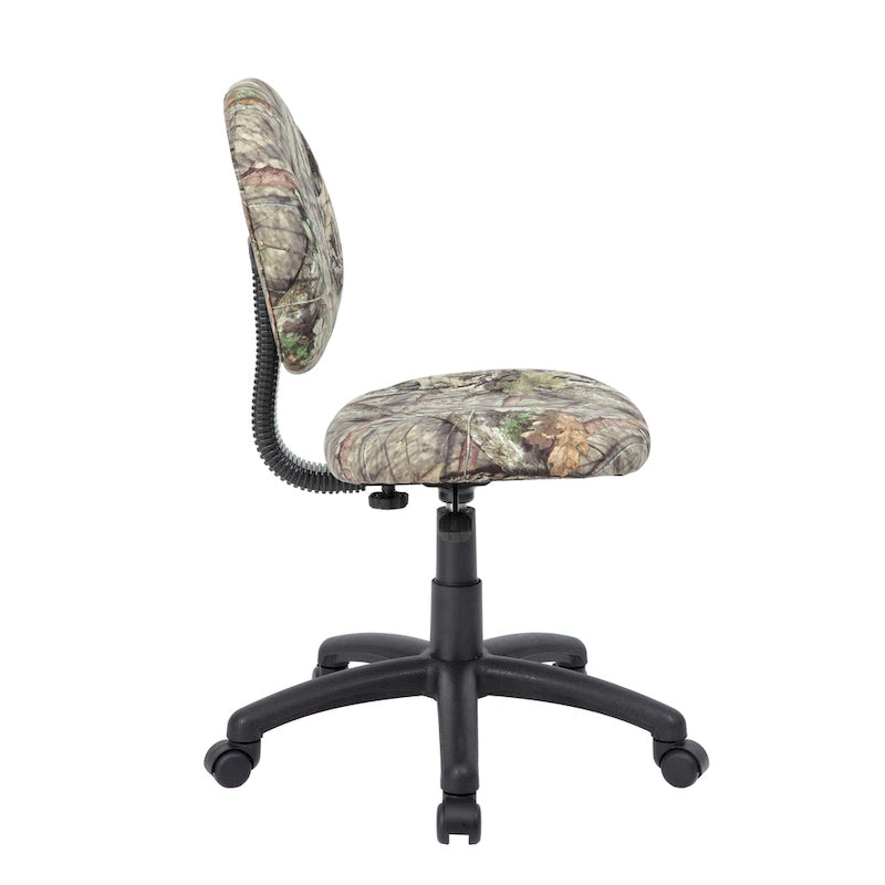 Bürostuhl Deluxe Stoff mit Lordosenstütze