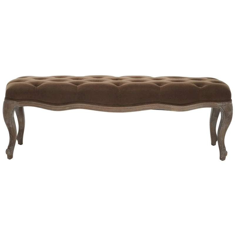 Französische Landhausbank, gepolstert – 132B x 46T x 46H cm