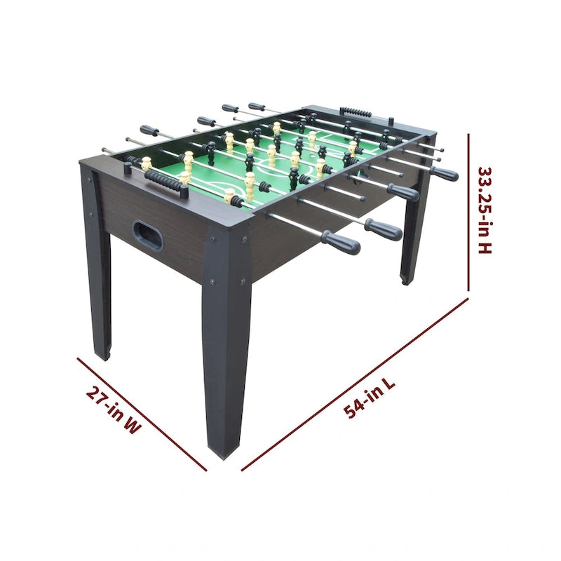 54-Zoll-Kickertisch, Dunkelnussbaum