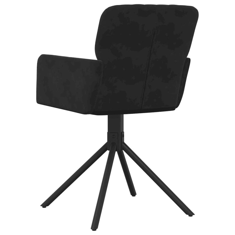 Drehbare Samt-Esszimmerstühle, 2er-Set